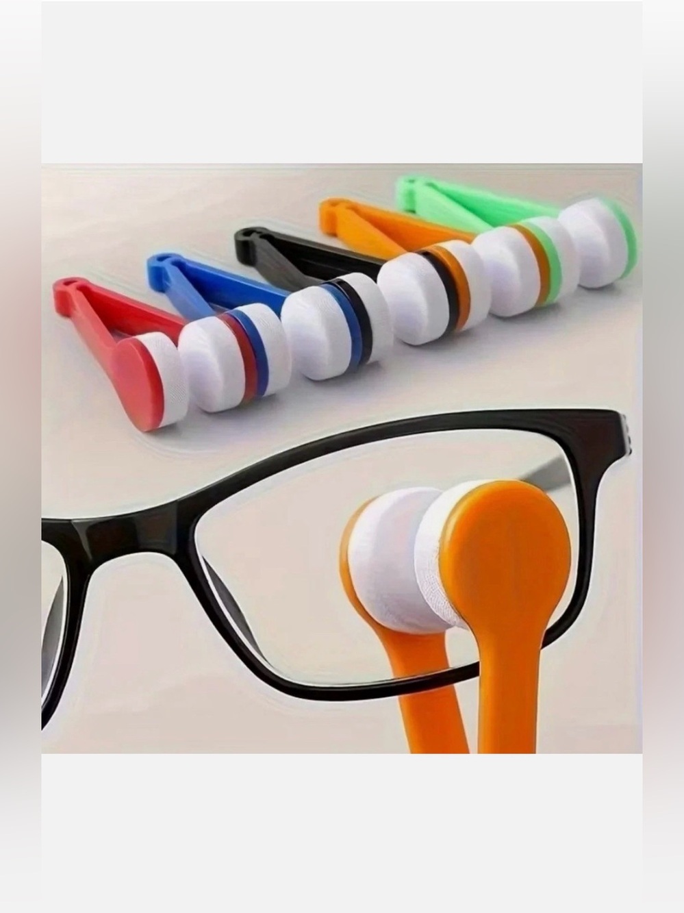 5 Portable glasses cleaning brush microfiber eyeglasses lenses cleaner for $7